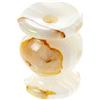 Danilovo - Portacandela in onice naturale per candele sottili, supporto per candele chiesa ortodossa, ideale per candele fino a 9 mm di diametro (altezza 5 cm)