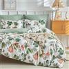 Lekesky Copripiumino per letto da 180, copripiumino da 240 x 260 cm con motivo in acquerello in microfibra, 3 pezzi, composto da 1 copripiumino 240 x 260 cm + 2 federe 65 x 65 cm, verde acero