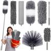 ITClosud 7 Pezzi Spolverino Telescopico, Togli Ragnatele Allungabile 25-250 cm, Cattura-Polvere Telescopico In Microfibra Scopa Polvere Pulizia Ventilatori Soffitto, Tapparelle, Ragnatela, Tetti