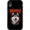 Animal Rock & Roll Graphic Concert Punk Custodia per iPhone XR Husky Dog Heavy Metal Rocker Angry Music Concert Punk