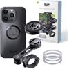 SP CONNECT Moto Bundle II con modulo anti-vibrazione | SPC+ | per iPhone 14 Pro supporto per cellulare per moto ciclomotore | accessori per tutti gli smartphone come iPhone Samsung