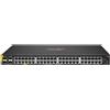HPE HPE Aruba 6100 48G Class4 PoE 4SFP+ 370W Switch - Switch - gestito - 48 x 10/100/1000 (PoE+) + 4 x 1 Gigabit / 10 Gigabit SFP+ - flusso d aria da laterale a laterale - montabile su rack - PoE+ (370 W) JL675A