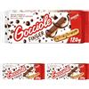Pavesi Biscotti Frollini Gocciole Finger, Biscotti Snack, Pastafrolla con Base e Gocce di Cioccolato, Snack Gustoso, Confezione 120g (Confezione da 3)