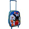 CARTOON Zaino asilo con ruote Bing e Flop borsa per la scuola materna con manico allungabile zainetto trolley 28 x 20 x 10 cm per bambini