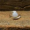 Handmade Incredibile Arcobaleno Luna Gemma 925 Argento Sterling Handmade Anello Tutti