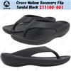 Crocs Mellow Recovery Flip Sandalo Nero 211100-001 Taglia Unisex