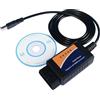 Dezanyc ELM 327 OBD2 - Adattatore OBDII USB 327 con strumento per scanner PIC18F25K80