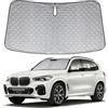 JinsenTGG Copertura del Parabrezza Dell'auto Sostituzione per BMW X5 2019-2024, Parasole per Parabrezza per Auto all'interno Pieghevole, Protezione Antipolvere Riflettente UV