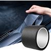 Dulynva Parasole per auto, 3 m, pellicola 5D, in carbonio, antigraffio, universale, per portiere/parachoc, adesivo forte senza residuo, 30 x 100 cm (confezione da 1)