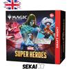 MAGIC SUPER HEROES DRAFT NIGHT ENGLISH ENG - 1 COLLECTOR + 12 BOOSTERS