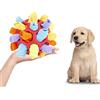 Jiahuade Palla da Fiuto per Cani,Sniffing Ball per Cani,Palla da Sniffing Mat Interattivi,Gioco Sfera Puzzle cani,Tappeto da Fiuto,Giocattolo Puzzle
