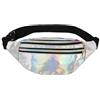 ZARADU Marsupio Neon Moda riflettente,Marsupio Glitterato,Tracolla Regolabile,Impermeabile con Cerniera,Adatto per Viaggi Sportivi All'aperto