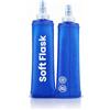 JGR SELECT Bottiglia pieghevole - Confezione da 2 pezzi Soft Flask TPU BPA Free - Tanica acqua Trail Running flessibile in silicone - Bottiglia di idratazione per gilet corsa, escursionismo, ciclismo