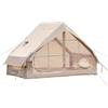 WaldWander Tenda da campeggio gonfiabile con pompa a mano, facile da montare, impermeabile, antivento, tenda gonfiabile per 2-10 persone, Oxford Glamping, tenda ad aria