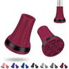 supregear Gommini per Stampelle Antiscivolo (21mm-22mm, x 2 unità), Puntali e Piedini in Gomma Resistente per Tutti Terreni Grip Estremo Tappo per Piedi per Canne, Stampelle e Bastoni, Rosso