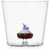 Ichendorf Milano Tumbler Torta ai Mirtilli, Collezione Patisserie, 30 cl, Vetro Borosilicato, Fatto a Mano