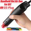 NONE 220/110V Pistola Ad Aria Calda Strumento FAI DA TE Calore Elettrico Strumento di Potere Mini Temperatura di Saldatura Artigianato Ventilatore con Supporto Sedile Termoretraibile