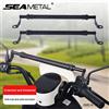 NONE SEAMETAL Barra di bilanciamento per moto Manubrio per veicolo elettrico Asta di prolunga Staffa per supporto per telefono Manubrio con barra trasversale in fibra di carbonio