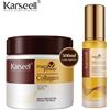 Karseell Trattamento per capelli al collagene Maschera per capelli a riparazione profonda 500 ml + Siero per capelli all'olio di argan 50 ml per capelli secchi e danneggiati Tutti i tipi di capelli