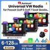 Junsun Autoradio Junsun 7 "9" 10" CarPlay Android per Volkswagen VW Golf Passat JETTA Skoda SEAT, sistema intelligente per auto, 2din, GPS.