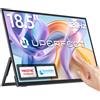 UPERFECT Touch 18.5inch Portable Gaming Monitor 120Hz Con VESA Hole & Back Bracket Ultra-Slim Laptop Display Esteso HDMI USB-C FHD HDR Touchscreen Per Laptop Mac PC Superficie PS5 Xbox Windows devs
