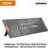 CHUBAN Pannello Solare Pieghevole 200W 400W 100W Portatile per Campeggio all'Aperto e Ricarica Generatore di Energia