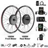 Varstrom 48V 1500W 1000W Potente ruota posteriore Ruota anteriore 26'' 27.5'' 29'' Kit di conversione bicicletta elettrica Kit motore mozzo Ebike