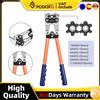 podofo HX-50B Pinza a crimpare 6-50mm 2 AWG 10-1/0 Terminale per tubi Crimpatrice Esagonale Strumento di crimpatura Cavo batteria Capocorda Cavo Utensili manuali