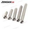 ZONSANTA ISO7380 M2 M2.5 M3 M4 M5 M6 304 A2 Rotonda In Acciaio Inox 304 Viti A Esagono Incassato Button Head Allen bullone Meccanico A Vite