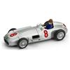 Brumm MERCEDES J.M.FANGIO 1955 N.8 WINNER DUTCH GP WORLD CHAMPION W/PILOTE1:43