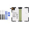 AUZNQEV EB-BT585ABE Tablet Batteria per Samsung Galaxy Tab A 10.1 inch 2016 SM-T580 SM-T585 SM-T585C SM-P580 SM-P585 SM-T587 SM-T587P Series EB-BT585ABA Tools 3.8V 27.74Wh 7300mAh