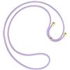 mtb more energy® Corda di Ricambio per Collana Smartphone - Violado - compresi Cappucci protettivi (Oro) - cuerda de intercambio de Tirante Catena Banda