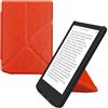 kwmobile Custodia Pieghevole Compatibile con Pocketbook Verse/Pro/Color/Vivlio Light Cover - Cover Magnetica Pelle PU eReader con Stand - arancione
