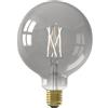 CALEX Lampadina LED Smart, E27, G125, Filamento Titanium, luce calda, Dimmerabile, controllo app Wi-Fi & vocale