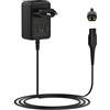 BIUBOTY 4.3V Rasoio Caricatore Compatible con Philips QP2520/2525 Caricabatterie Philips MG3730 QG3340 RQ320 RQ328 RQ350 Alimentatore Ricambio Modello A00390