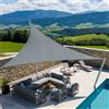 HENG FENG Tenda a Vela Triangolare 4x4x4m, Grigio