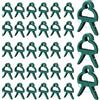 Ajuanbazha 100 Pezzi Clip per Piante, Supporti Riutilizzabili per Piante Rampicanti, Fiori e Verdure (50 Grandi e 50 Piccoli) per Giardino, Serra e Aiuole