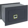 Arregui 281310 Cassaforte a Muro a Chiave, 7 l volume, Grigio