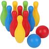 FLORMOON Giochi di Bowling 10 pz Gioco di Bowling Indoor per Esterni Divertenti Plastics Giocattoli Educativi Giochi Sportivi Famiglia per età 2 3 4 5 6 Anni Bambini Ragazze L