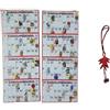 BLUSUPERSHOP ricevi 48 o 96 Cartelle assortite smorfia colorate e Numerate ACCESSORI PER Tombola Tradizionale Napoletana Gioco Natale Giochi Societa' (48 cartelle)