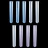 FineInno 9 Tubi Acrilici Provette Il Test Tube Giro Stampo in Rresina per Epossidico Tubi Acrilici per Resina Stazione di Propagazione delle Piante (3 Blu+3 Viola+3 Trasparente)
