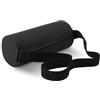 Dermalyx Cuscino Lombare per Sedia da Ufficio E Auto, Supporto Ergonomico Lordosi con Cintura, Cuscino Traspirante per Schiena, Cubo Dischi Intervertebrali 32x12 cm (Nero