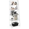 Furinno Ladder Scaffale per libreria a scala, a 6 livelli, bianco