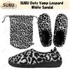 SUBU Sandalo SUBU Dots Vamp Leopard bianco taglia unisex