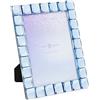 Isaac Jacobs International Iji Clear Jewel Cornice portafoto 5x7 azzurro
