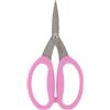 BOHIN France Forbici da Cucito Micro-Seghettate - Forbici con Manico Grande e Morbido per Tessuti, Fili e Filati, Rosa, 17.5 x 5cm - 1 Pezzo