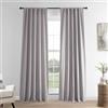 HPD Half Price Drapes Half Price Drapes HPD Tende in Lino Francese, Tende oscuranti Lunghe 274 cm per Camera da Letto e Soggiorno, 127 x 274 cm, (1 Pannello), Grigio Chiaro