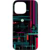 Patternado Studio Custodia per iPhone 13 Pro Max Astratto Linee Digitali Geometriche Tech Moderno Gra