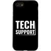 Family Tech Humor Gifts Custodia per iPhone SE (2020) / 7/8 Design divertente con supporto tecnico