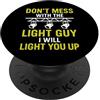 Lighting Technician Tees Backstage Tech Tecnico Luci Divertente Backstage Design PopSockets PopGrip Adesivo